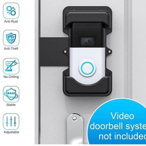 NWT Anti Theft Video Doorbell Mount For Doorbell Video Security System - Picture 6 of 9